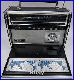 VTG Sony CRF-5100 Earth Orbiter 10 Band FM/AM Shortwave Radio For Parts/Repair