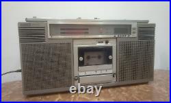 VTG Sony Portable Cassette Player Radio Player Boombox CFS-D7 For Parts