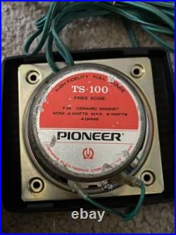 VTG Vintage PIONEER KP-373 Car Radio & Cassette Player + TS-100 Speakers (Parts)