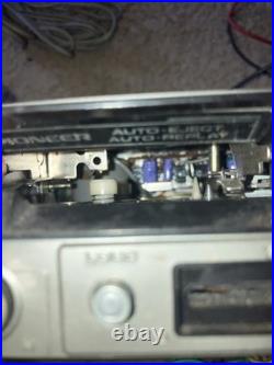VTG Vintage PIONEER KP-373 Car Radio & Cassette Player + TS-100 Speakers (Parts)