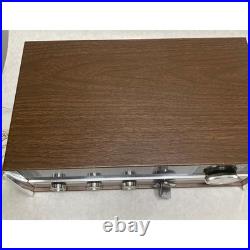 VTG Zenith AM Short Wave Receiver M660A Radio Wood Cabinet Parts Only Powers ON