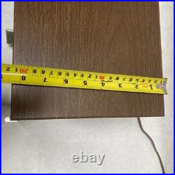 VTG Zenith AM Short Wave Receiver M660A Radio Wood Cabinet Parts Only Powers ON