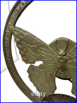 Very Rare Antique 1920's Butterfly Cast Iron Tube Radio Speaker Parts / Repair