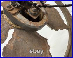 Very Rare Antique 1920's Butterfly Cast Iron Tube Radio Speaker Parts / Repair