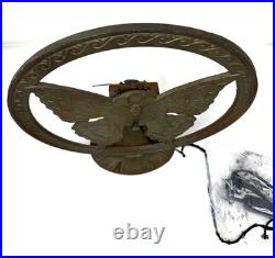 Very Rare Antique 1920's Butterfly Cast Iron Tube Radio Speaker Parts / Repair