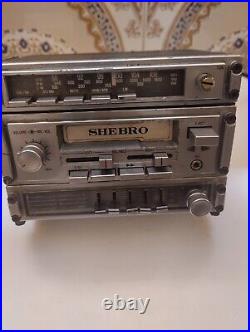Very rare SHEBRO Vintage Auto Radio. Mini chaine-hifi auto/ parts