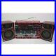Victor-PC-W300-red-collar-Cassette-Recorder-Boom-Box-vintage-Parts-Or-Repairs-01-ib