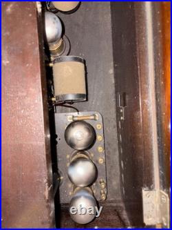 Vintage 1920`s Atwater Kent Model 20 Tube Radio Bread Box Parts Repair Restore