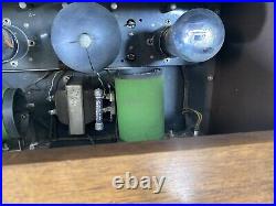 Vintage 1920s Stewart Warner Tube Casket Radio Model 300 for Parts / Staging