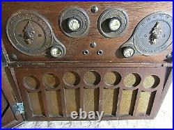 Vintage 1925 RCA Radiola 26 portable Radio NOT TESTED PARTS