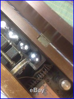Vintage 1927 RCA Victor R17 Radiola Receiver Tuner TUBE RADIO Asis For Parts