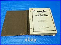 Vintage 1929 Atwater Kent Radio Service and Parts List Manual RARE