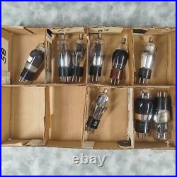 Vintage 1930s Vacuum Tubes 2B7, 2A5, 85, 89 + More Radio Parts Collection