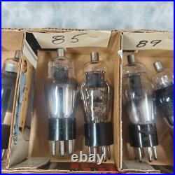 Vintage 1930s Vacuum Tubes 2B7, 2A5, 85, 89 + More Radio Parts Collection
