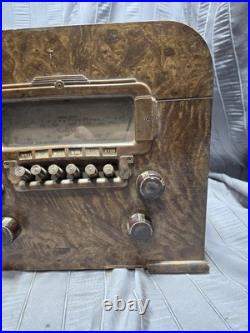 Vintage 1938 Motorola Pushbutton Tube Radio model 59T5 Parts Project Restoration