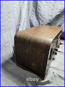 Vintage 1938 Motorola Pushbutton Tube Radio model 59T5 Parts Project Restoration