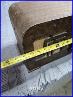 Vintage 1938 Motorola Pushbutton Tube Radio model 59T5 Parts Project Restoration