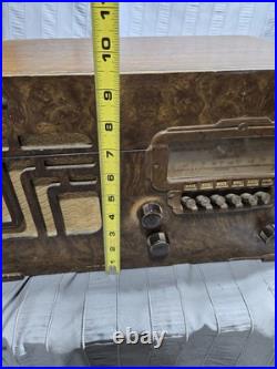 Vintage 1938 Motorola Pushbutton Tube Radio model 59T5 Parts Project Restoration