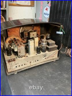 Vintage 1940s RCA Victor 691 Table Top Bakelite Tube Radio -PARTS REPAIR