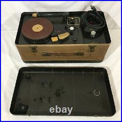 Vintage 1940s Sears Silvertone Phono Wire Recorder Console Parts Or Repair