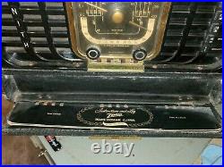 Vintage 1940s Zenith Trans Oceanic 8g005 Ytz1 PARTS Cabinet Map Radio Ham