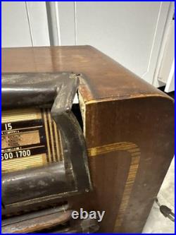 Vintage 1941 PHILCO table top Radio Model 42-124 code 121 For Parts