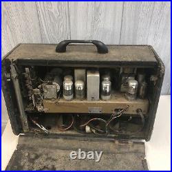 Vintage 1946 ZENITH TRANS-OCEANIC Tube Radio! #8-G-005YT Parts Only