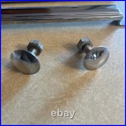 Vintage 1949 1950 51 DODGE Chrome RADIO DELETE Original PARTS #1255080 & 1248898