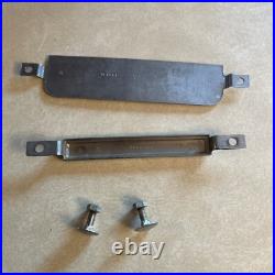 Vintage 1949 1950 51 DODGE Chrome RADIO DELETE Original PARTS #1255080 & 1248898