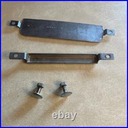 Vintage 1949 1950 51 DODGE Chrome RADIO DELETE Original PARTS #1255080 & 1248898