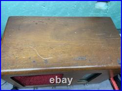 Vintage 1950s Arthur Ansley FM/AM Tube Radio Model R-1 For Parts Or Repair