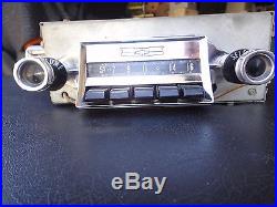 Vintage 1950s Chevy Car Radio authentic / original Chevrolet Auto Part