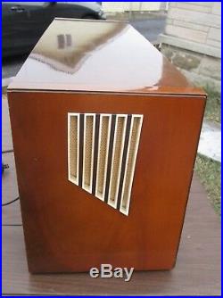 Vintage 1950s Large Telefunken Super Opus 8 Tube Radio for Parts or Repair