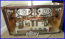 Vintage 1950s Large Telefunken Super Opus 8 Tube Radio for Parts or Repair