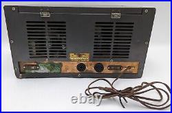 Vintage 1950s National Radio Receiver Model NC125 NC-125 with Speaker PARTS/REPAIR