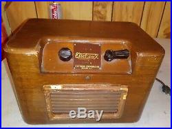 Vintage 1950s lectradio electronx radio c 235 rare estate find parts or repair