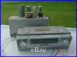 Vintage 1954 Automatic FM-731 Car Radio with Tube Amp Speaker RARE Ford Chrysler
