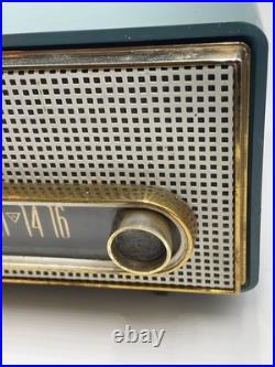 Vintage 1959 Crosley Ranchero T-60 Tube Radio Sherwood Green MCM Parts/Repair