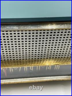 Vintage 1959 Crosley Ranchero T-60 Tube Radio Sherwood Green MCM Parts/Repair