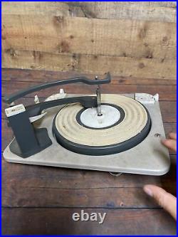 Vintage 1960s PHILCO RADIO TURNTABLE From CONSOLE Made By BSR Untested Parts