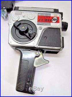 Vintage 1965 Mattel Agent Zero Radio Rifle & Movie Shot 1960's Spy Toy Parts Lot