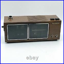 Vintage 1970 Panasonic RC-6485 AM/FM FlipClock Alarm Radio FOR PARTS ONLY