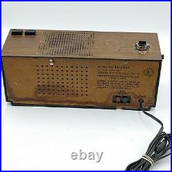Vintage 1970 Panasonic RC-6485 AM/FM FlipClock Alarm Radio FOR PARTS ONLY