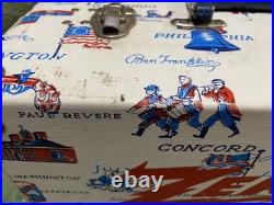 Vintage 1976 ZENITH Radio TV Repairman Case Wood 1776 Edition, Full of 34 parts