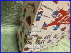 Vintage 1976 ZENITH Radio TV Repairman Case Wood 1776 Edition, Full of 34 parts