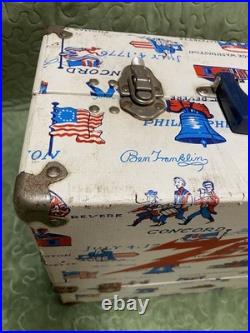 Vintage 1976 ZENITH Radio TV Repairman Case Wood 1776 Edition, Full of 34 parts