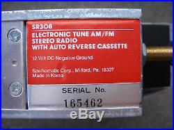 Vintage 1980's era, NOS Sparkomatic SR308 AM/FM Cassette Radio NICE