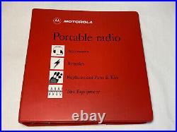 Vintage 1996 Motorola Portable Radio Parts Index Accessories Batteries Antennas