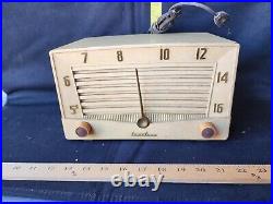 Vintage 50's Truetone Model D-2214A Tube Radio Parts Or Repair Only