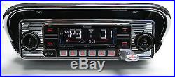 Vintage 60's Look AM FM Car Stereo Radio iPOD & USB CD BLUETOOTH Classic Style